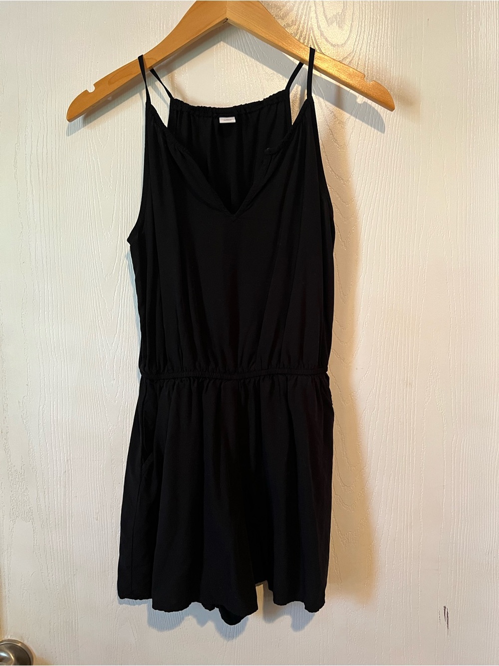Old Navy Black Tank Shorts Romper Women Sz  XS